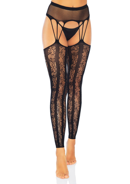 Collant senza piede Footless Garterbelt Stockings