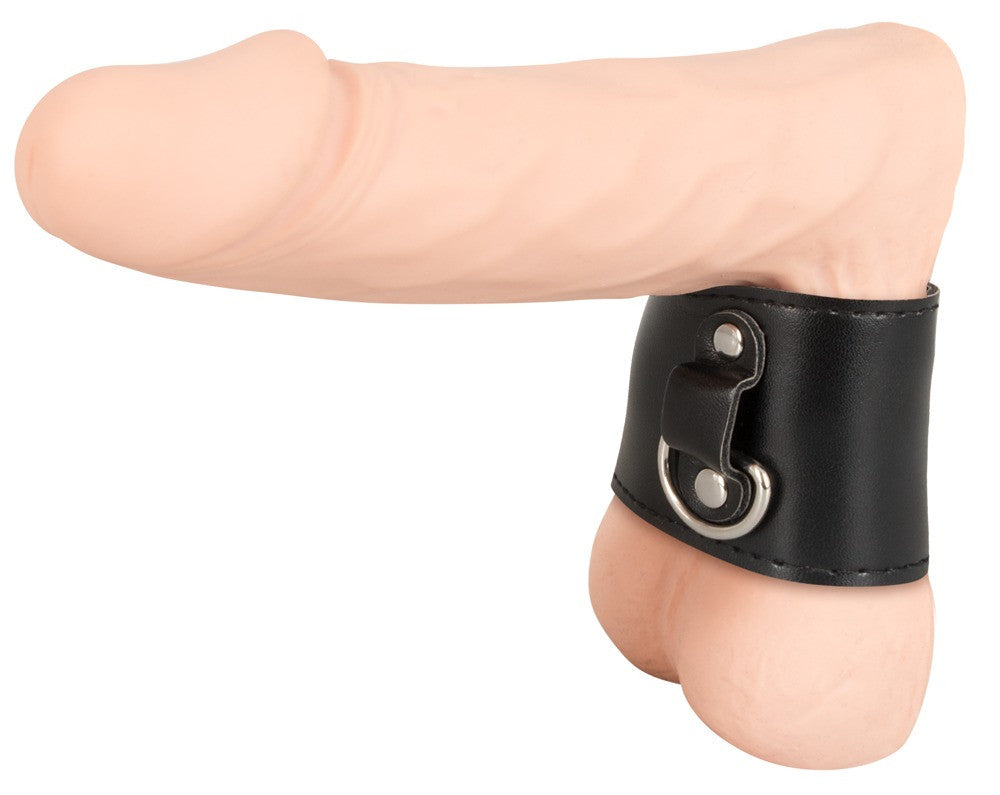 Anello fallico ritardante per testicoli Ball Stretcher with D-Ring