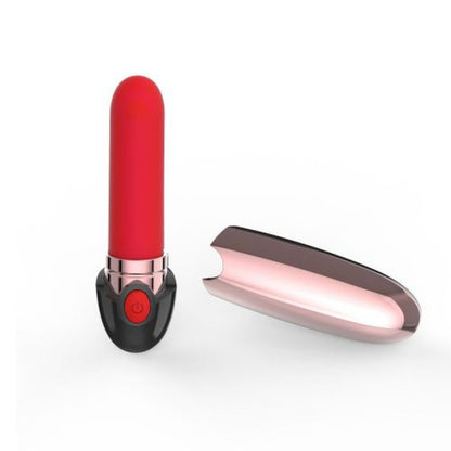 Vibratore vaginale stimolatore clitoride sex toys rossetto donna rosso red future