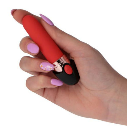 Vibratore vaginale stimolatore clitoride sex toys rossetto donna rosso red future