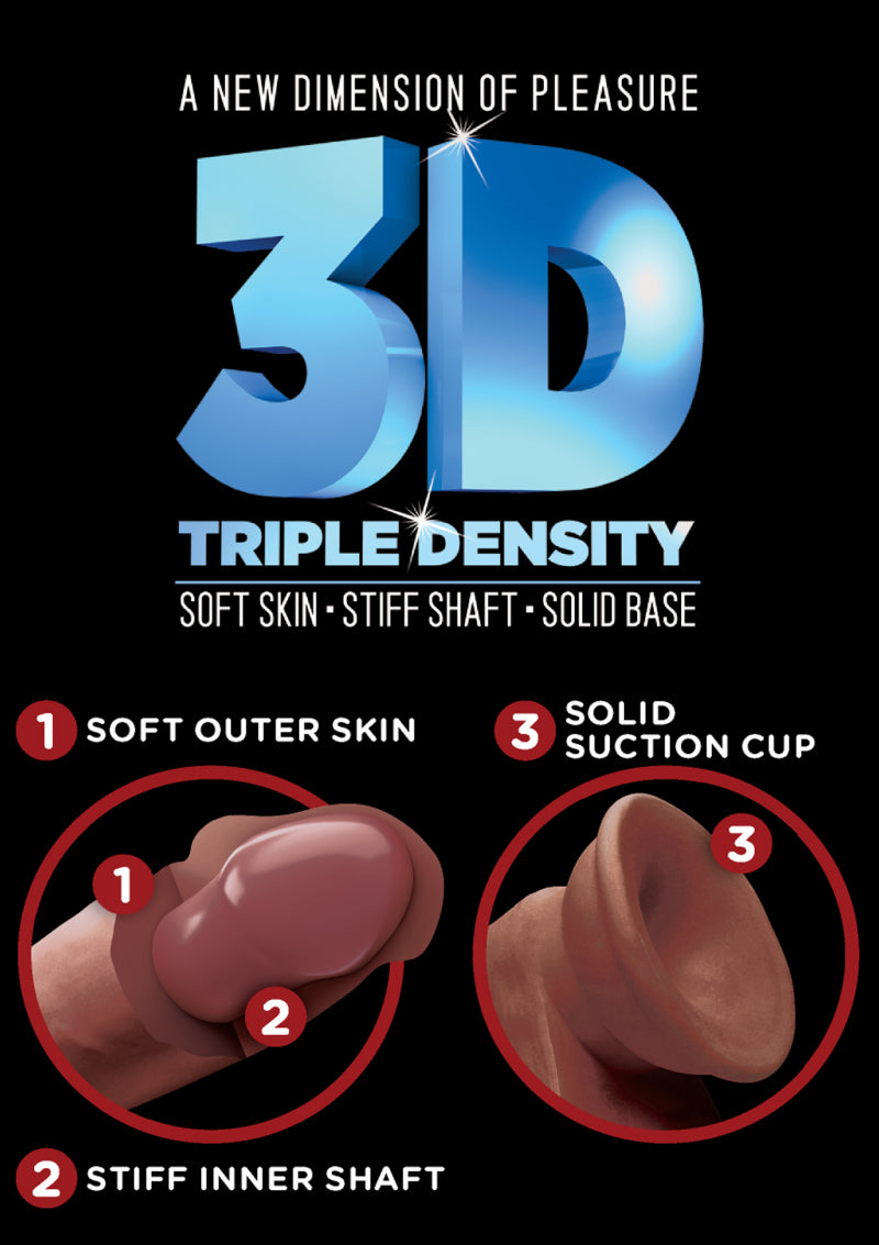 Fallo Triple Density Cock 8 Inch