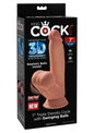 Pene finto con ventosa 3D Cock Swinging Balls 7 Inch