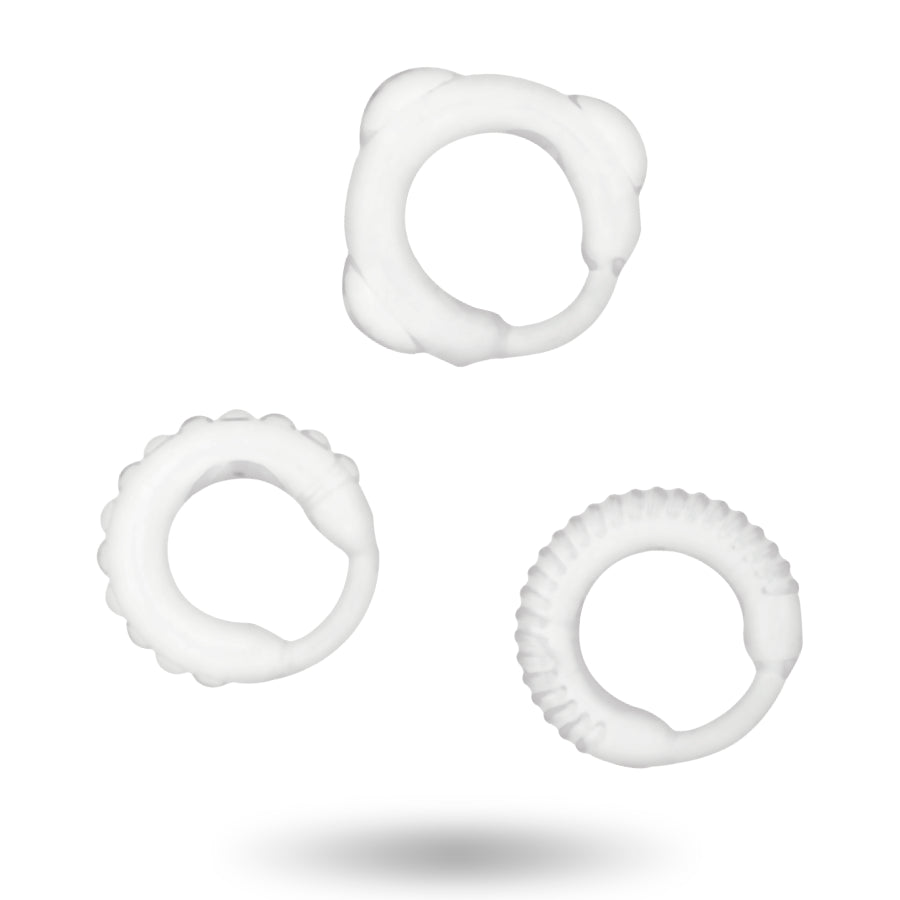 Anello fallico C-RING SET CLEAR Addicted toys