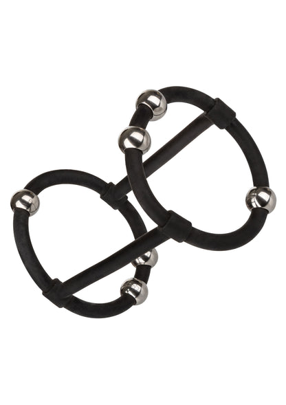 Anello fallico doppio Beaded Silicone Enhancer Cage