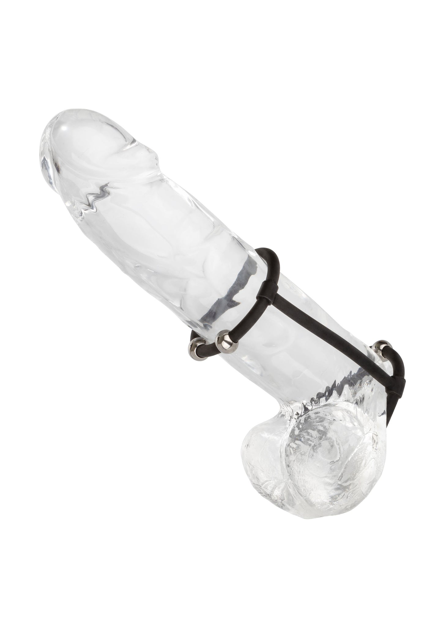 Anello fallico doppio Beaded Silicone Enhancer Cage