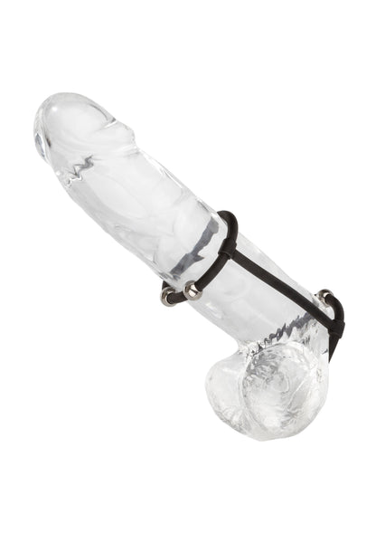 Anello fallico doppio Beaded Silicone Enhancer Cage