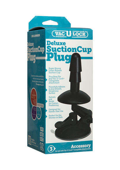 Ventosa per vibratore fallo Deluxe Suction Cup Plug Acc.