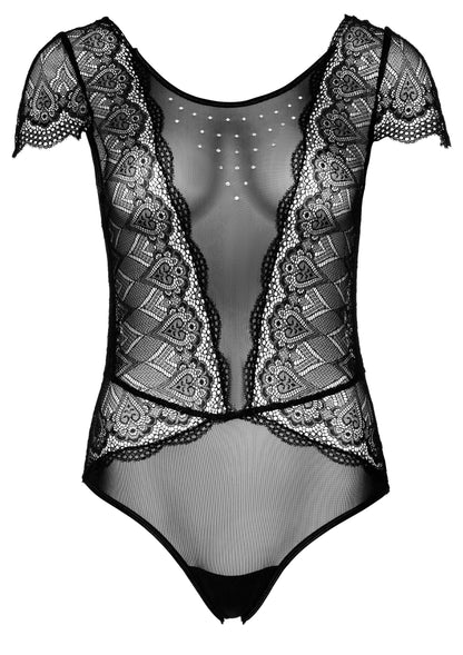 Body perizoma Floral Lace and Mesh Teddy