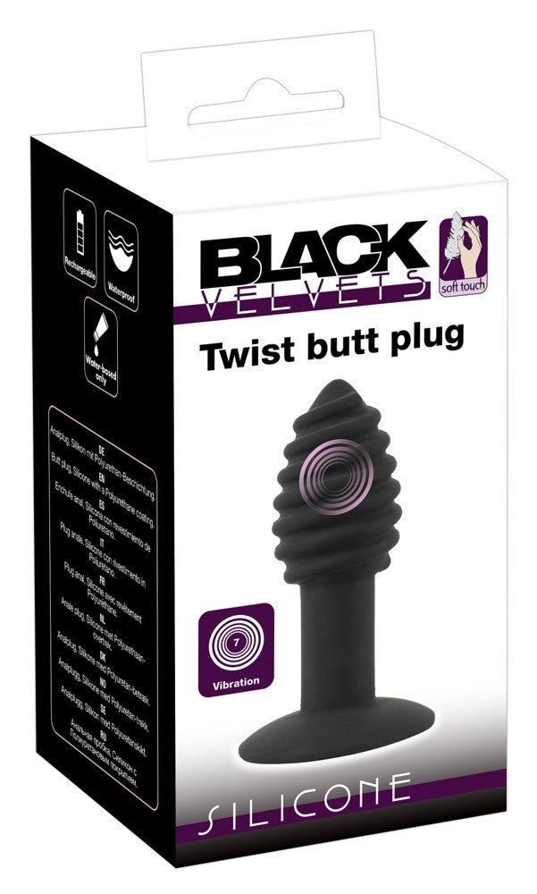 Dilatatore anale vibrante Twist Butt Plug