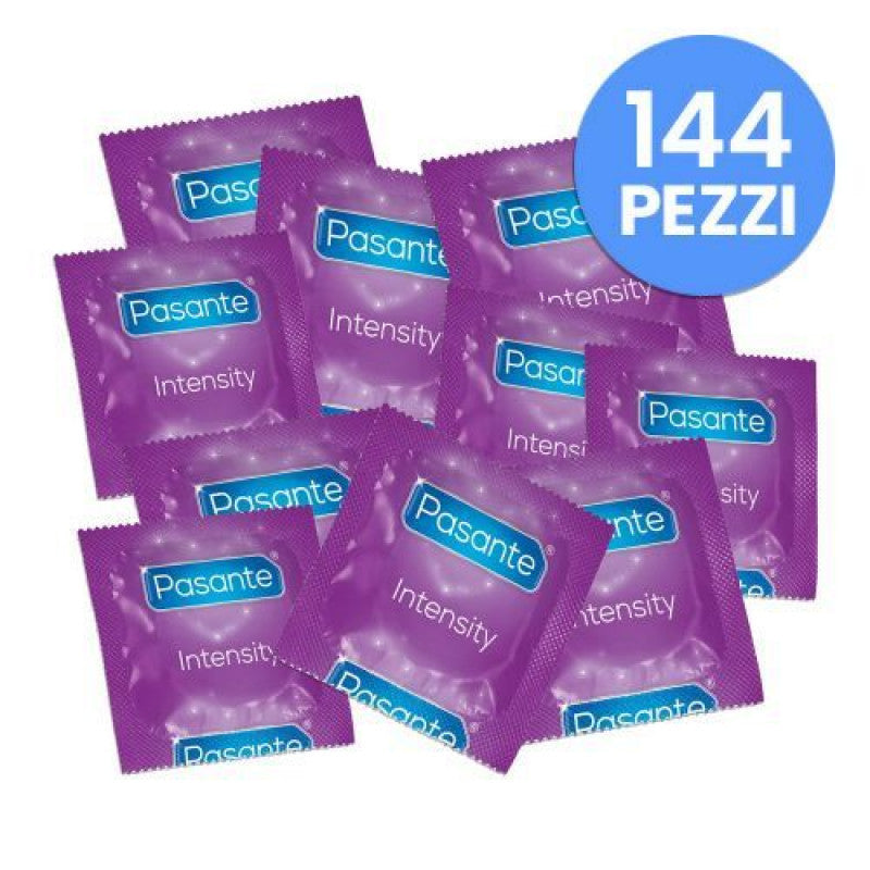 Preservativi pasante stimolanti intensity 144 pz