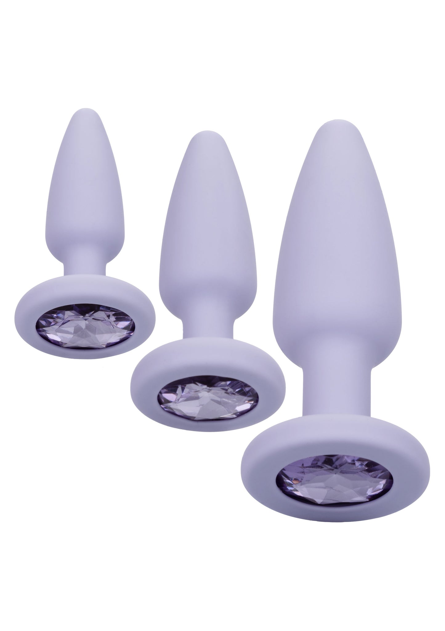 Plug anale Crystal Booty Kit viola