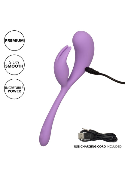 Vibratore rabbit Liquid Silicone Dual Flicker