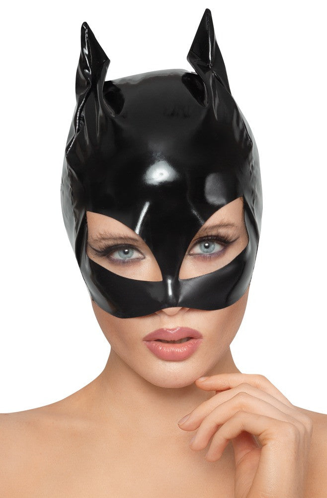 Maschera nera sexy da gatta  fetish catwoman