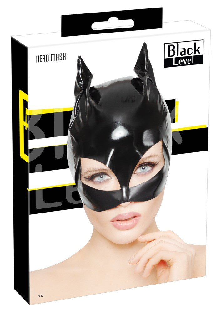 Maschera nera sexy da gatta  fetish catwoman