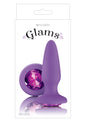 Plug anale viola Glams Gem Plug