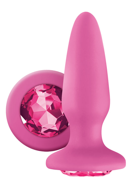 Plug anale rosa Glams Gem Plug