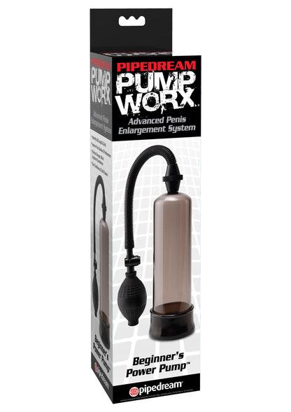 Sviluppatore a pompa per pene PUMP WORX BEGINNER'S POWER PUMP BLACK