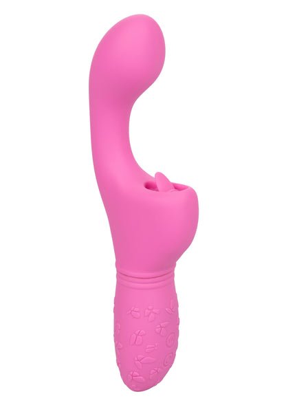 Vibratore rosa con lingua Butterfly Kiss Flicker