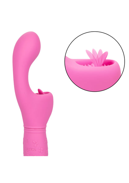 Vibratore rosa con lingua Butterfly Kiss Flicker