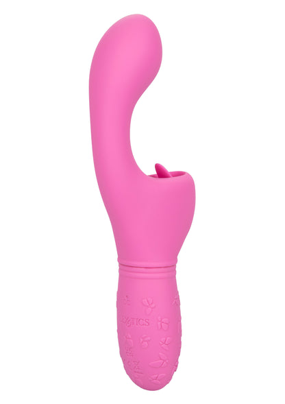 Vibratore rosa con lingua Butterfly Kiss Flicker