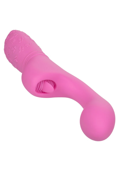 Vibratore rosa con lingua Butterfly Kiss Flicker