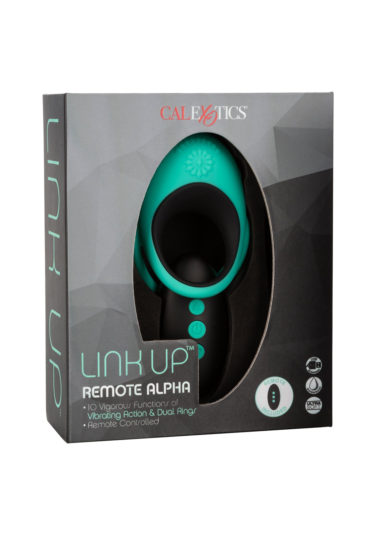 Anello fallico doppio con vibrazione Link Up Remote Alpha