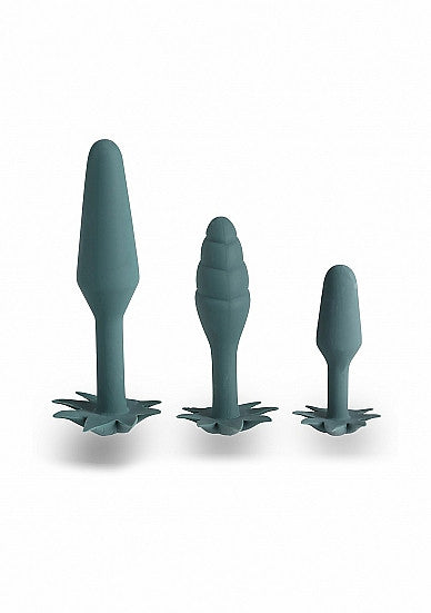 Set Plug anale Doobies - Green