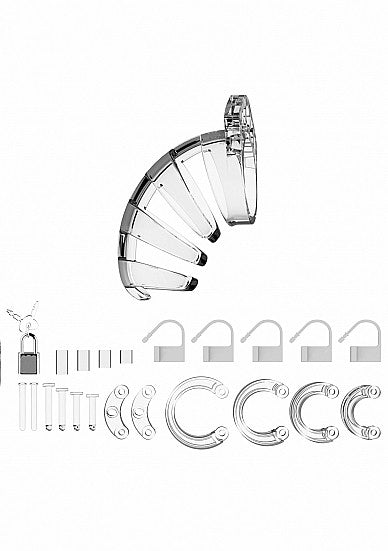 Gabbia di castità uomo-Model 02 - Cock Cage - Transparent