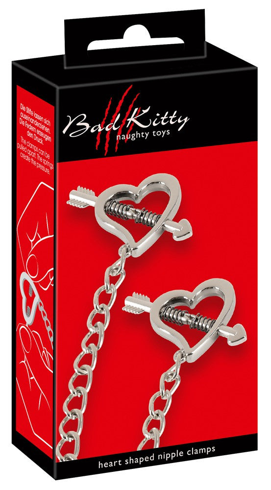 Strizza capezzoli regolabile Heart shaped nipple clamps