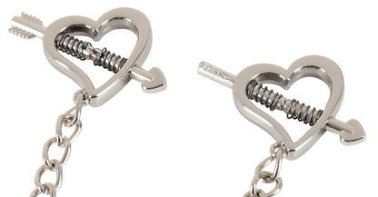 Strizza capezzoli regolabile Heart shaped nipple clamps