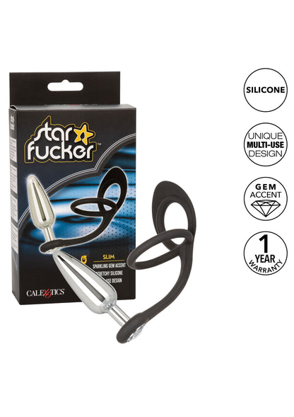 Plug anale con anello doppio Star Fucker Slim Plug