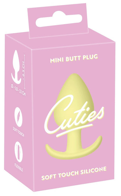 Plug anale Mini Butt Plug cuties giallo