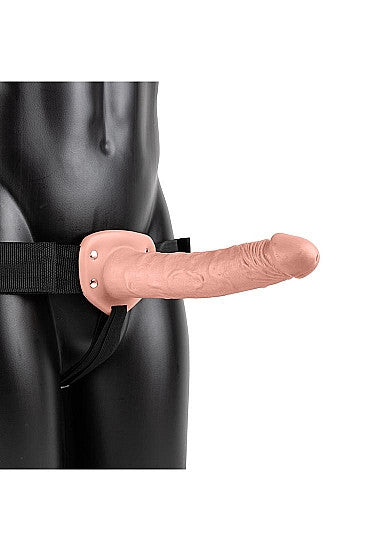 Fallo cavo indossabile Hollow Strap-on without Balls - 10'' / 24,5 cm - Flesh