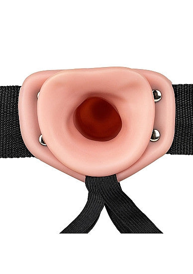 Fallo cavo indossabile Hollow Strap-on without Balls - 10'' / 24,5 cm - Flesh