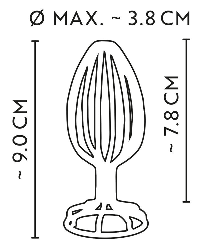 Plug anale in metallo Metal Cage Butt