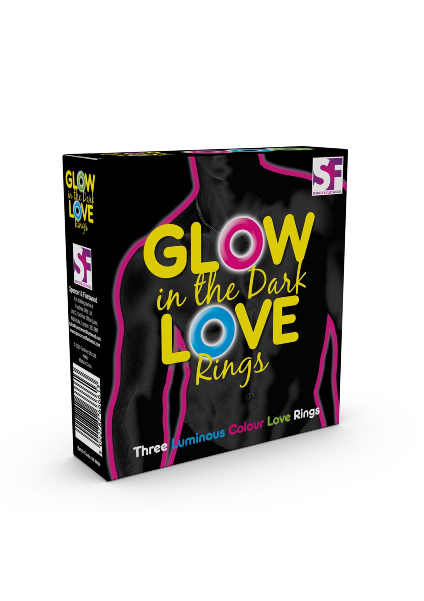 Kit anello fallico Glow In The Dark Love Rings