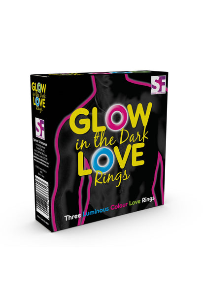 Kit anello fallico Glow In The Dark Love Rings