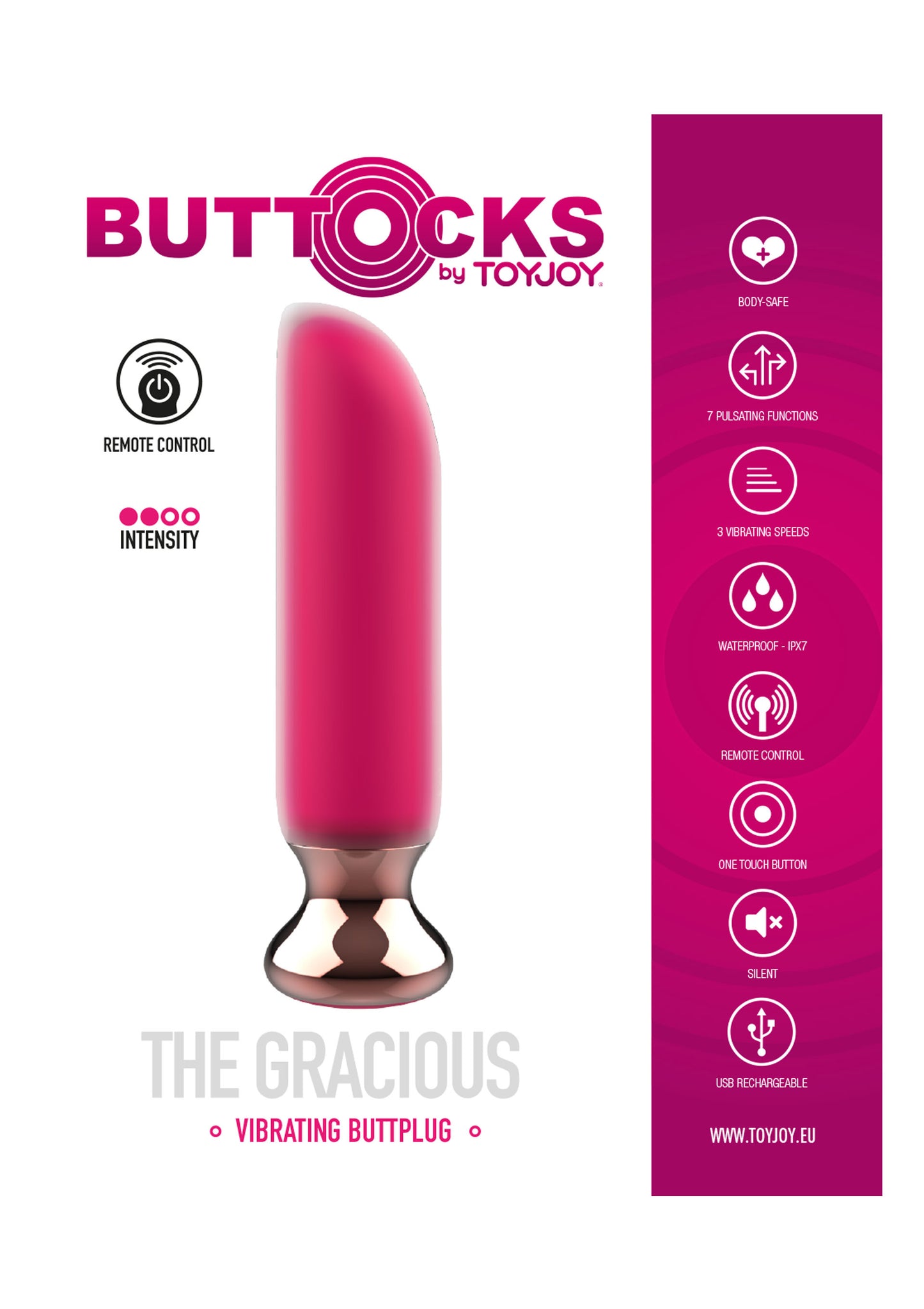 Mini vibratore anale The Gracious Buttplug