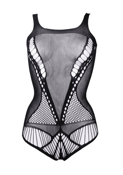 Body donna Contrast Net Teddy