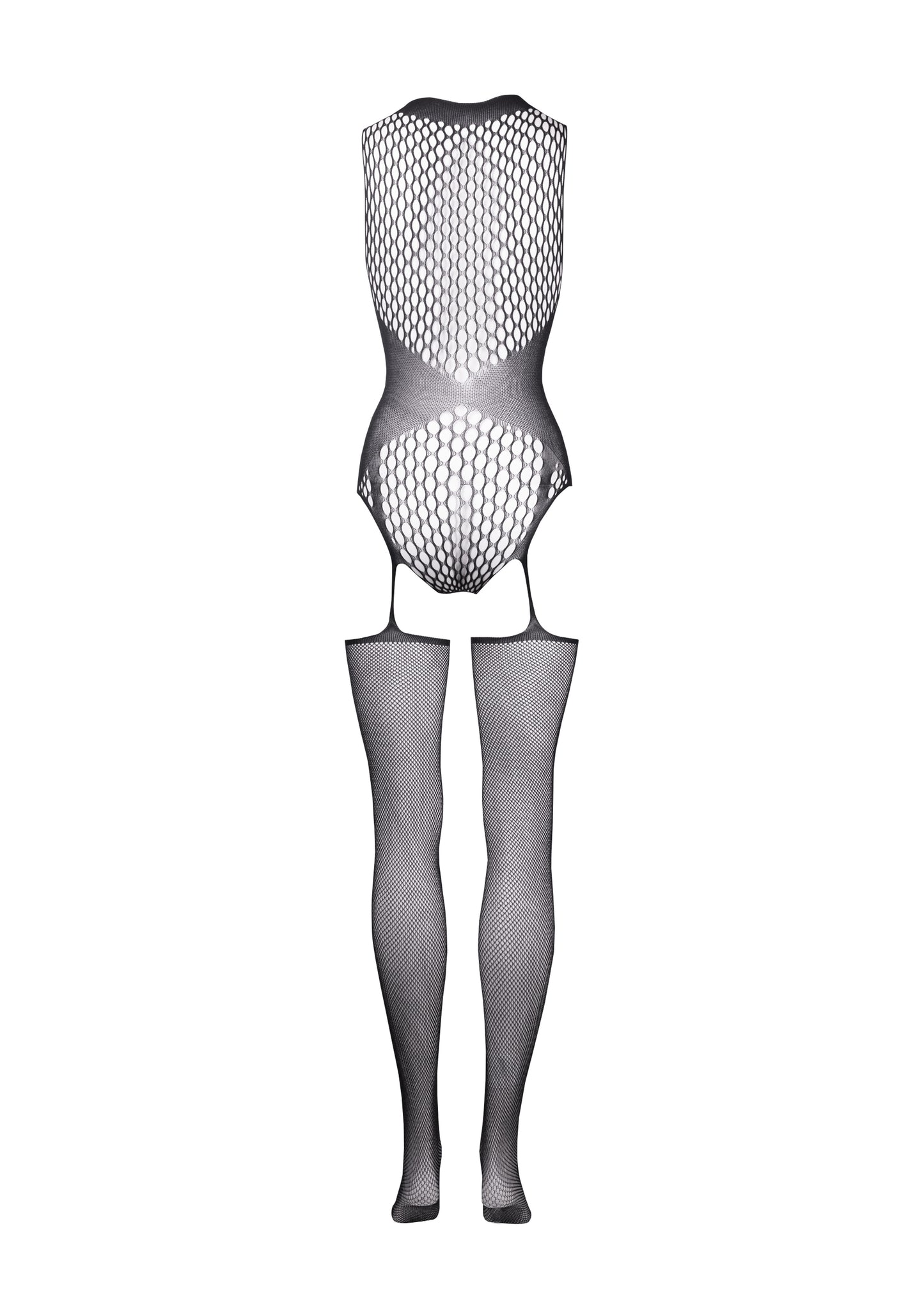 Tutina donna Contrast Suspender Bodystocking