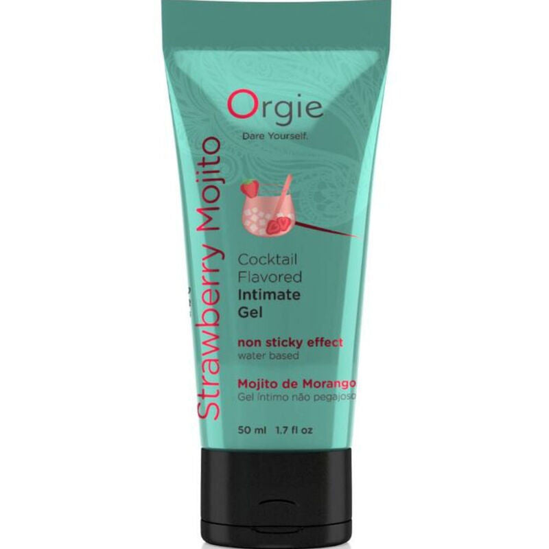 Lubrificante baciabile ORGIE LUBE TUBE COCKTAIL FRAGOLA MOJITO 50 ML