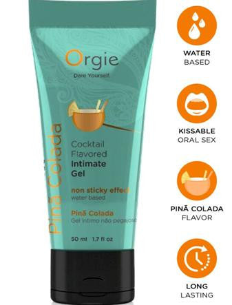 Lubrificante baciabile ORGIE LUBE TUBE COCKTAIL PINA COLADA 50 ML