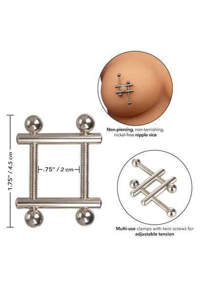 Morsetti bondage Crossbar Nipple Vices