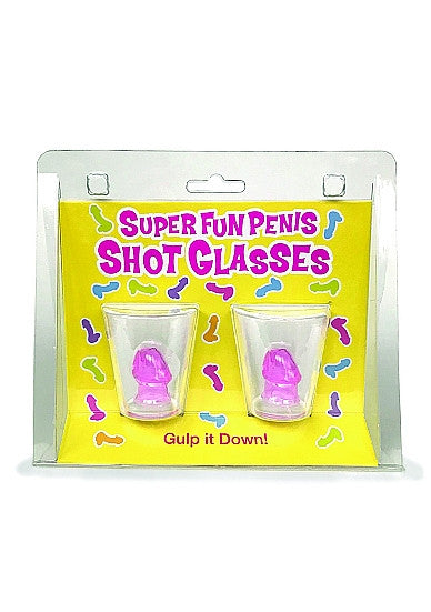 Bicchierini divertenti Super Fun Penis Shot Glasses Set of 2