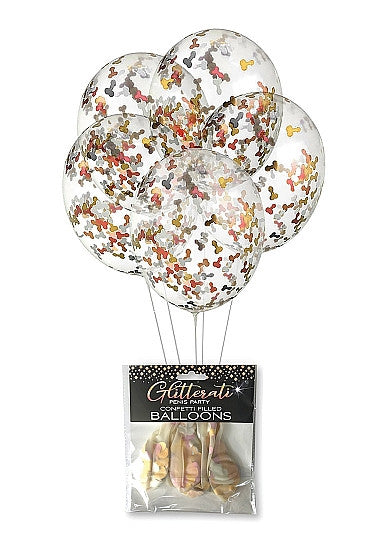 Palloncini divertenti Glitterati Penis Confetti Balloons