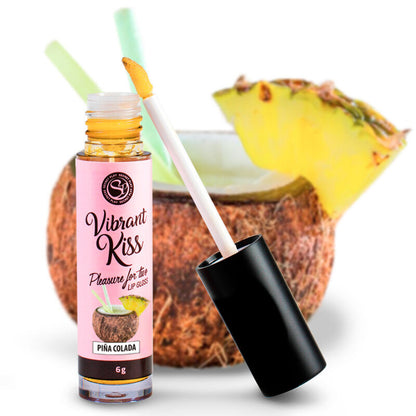 Lip Gloss Vibrant Kiss PIÑA COLADA