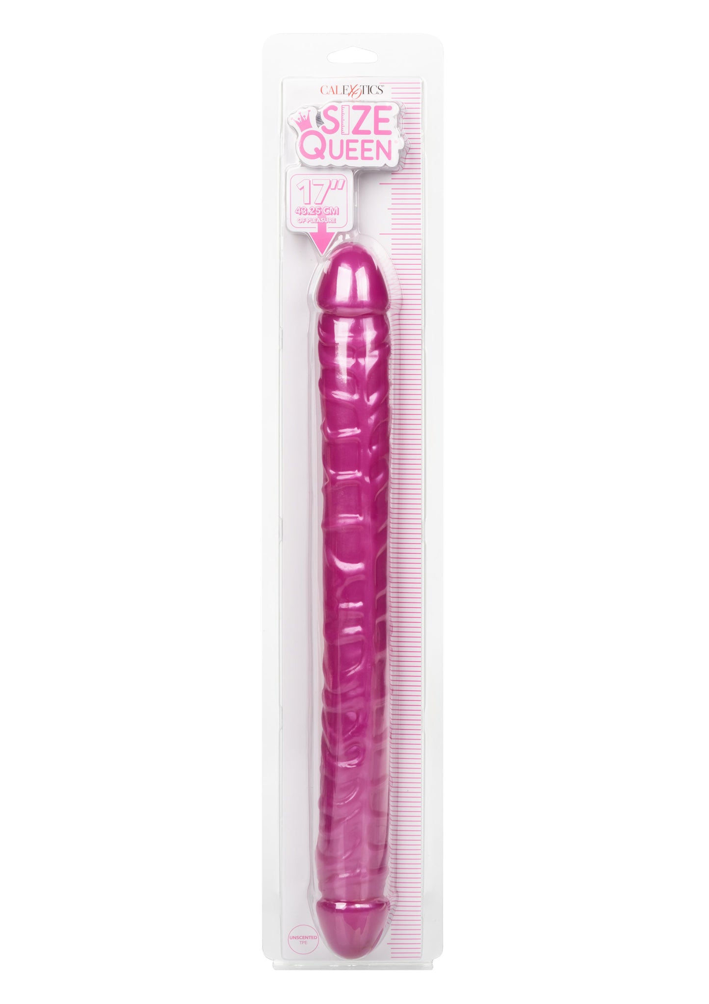 Fallo realistico doppio Size Queen Double Dong 17 Inch pink