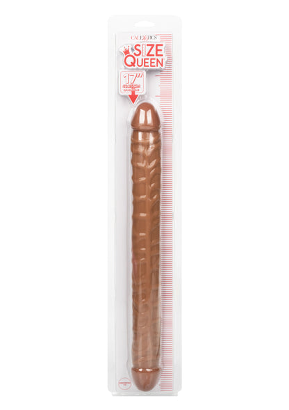 Fallo realistico doppio Size Queen Double Dong 17 Inch caramel