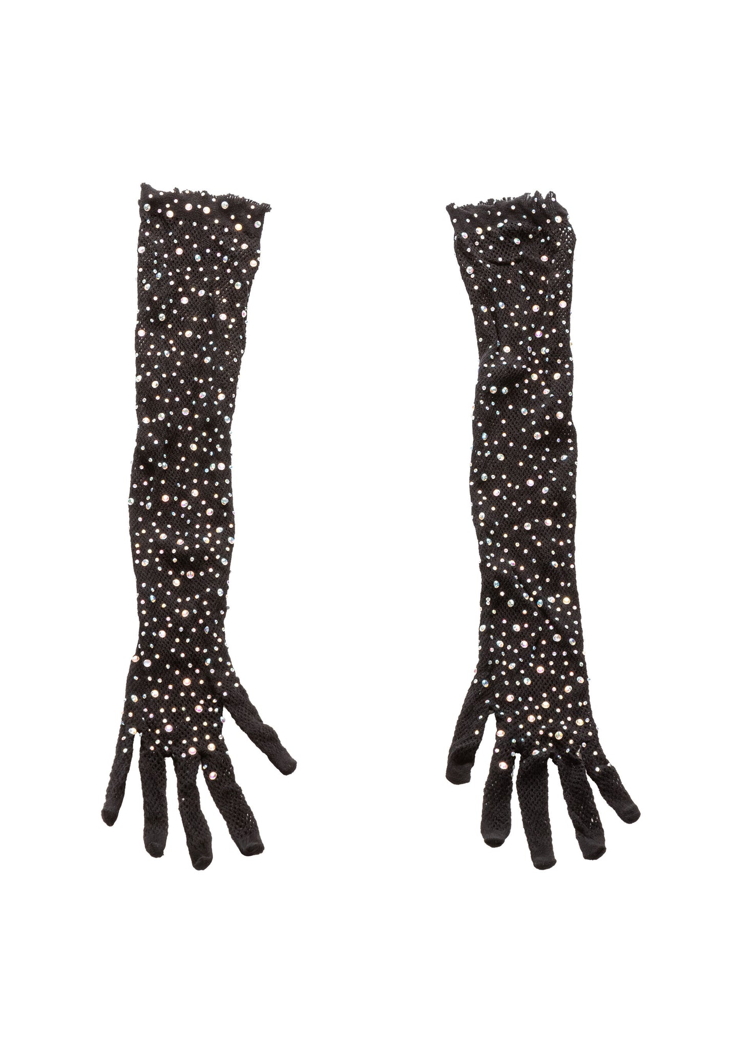 Guanti con brillantini Full Length Gloves