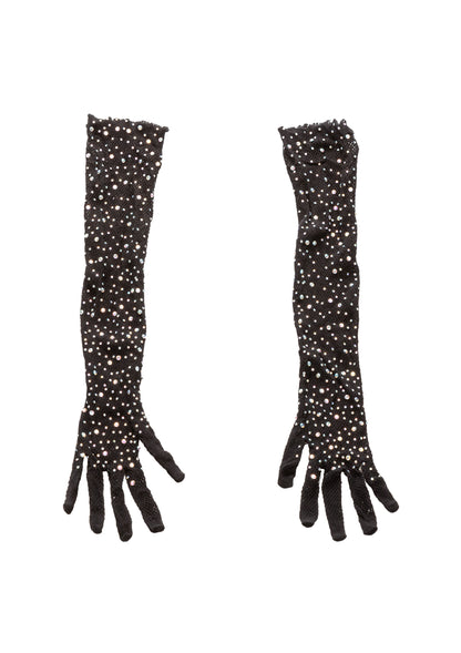 Guanti con brillantini Full Length Gloves